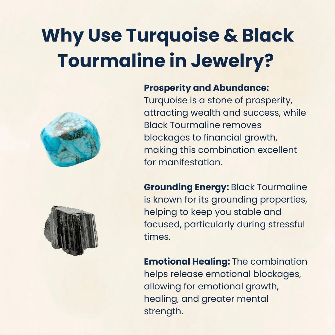 Bloodstone & African Turquoise Combo Bracelet β Sahaj Hast | Strength & Transformation - ART AKASHA STUDIO