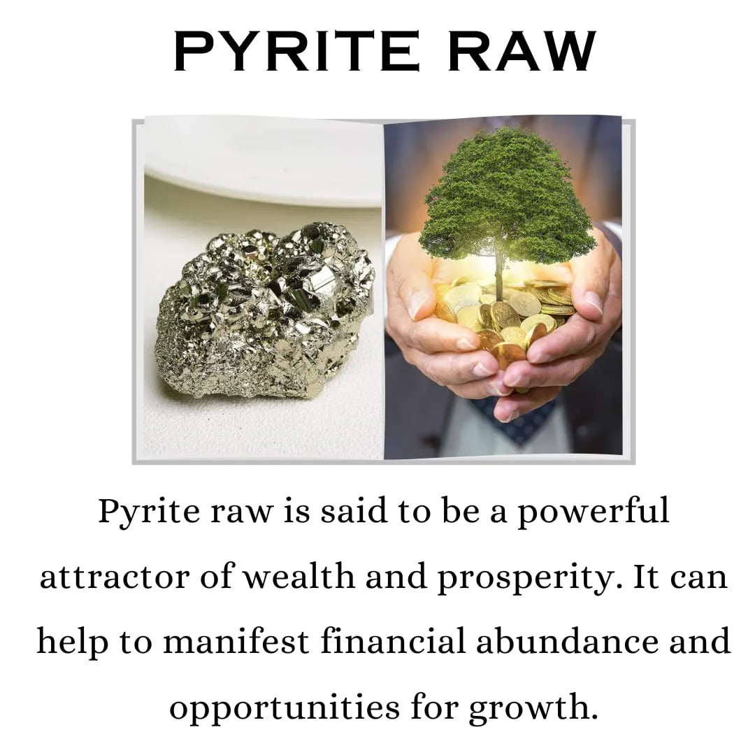 Sahaj Hast Natural Pyrite Stone – The Stone of Abundance & Protection - ART AKASHA STUDIO