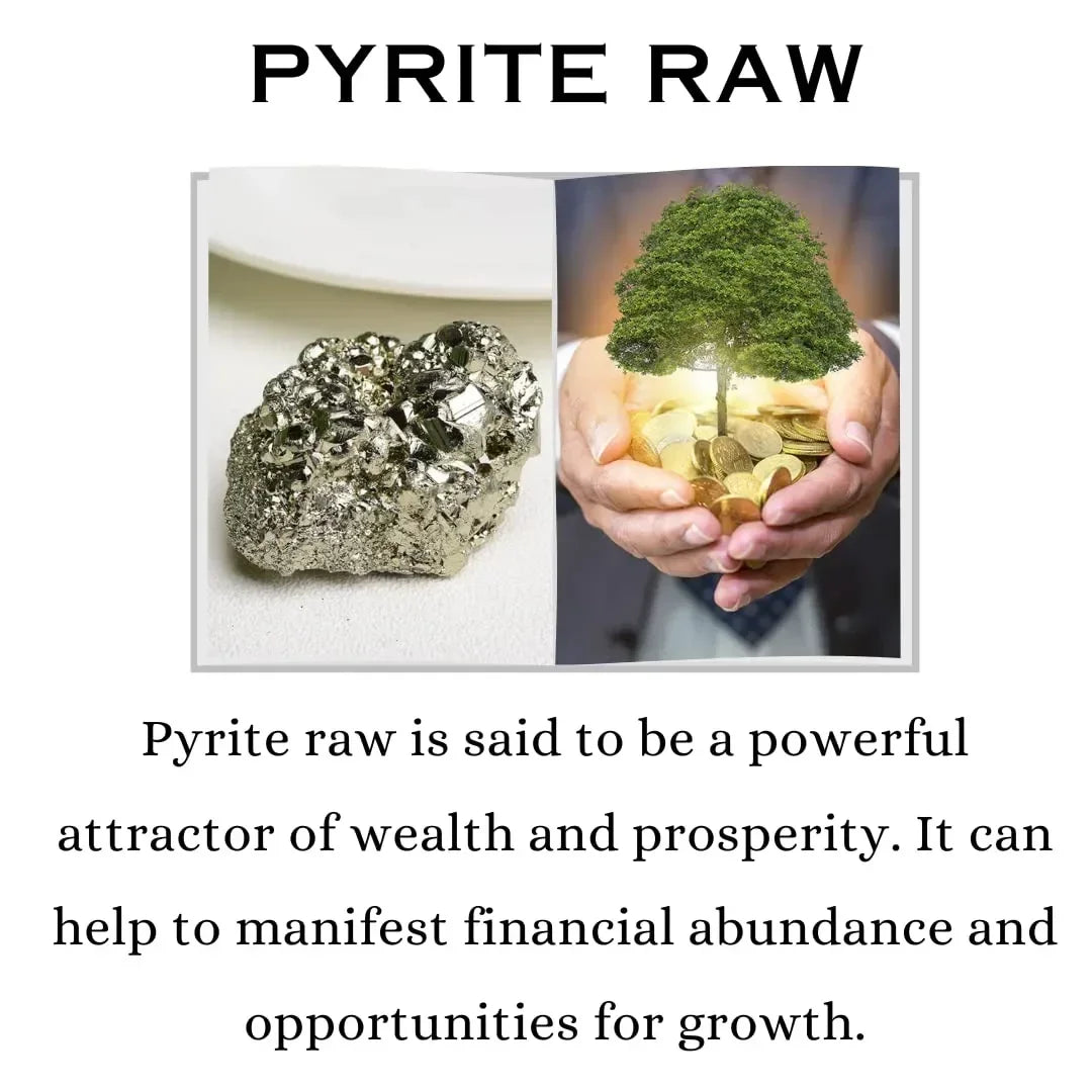 Sahaj Hast Natural Pyrite Stone โ The Stone of Abundance & Protection - ART AKASHA STUDIO