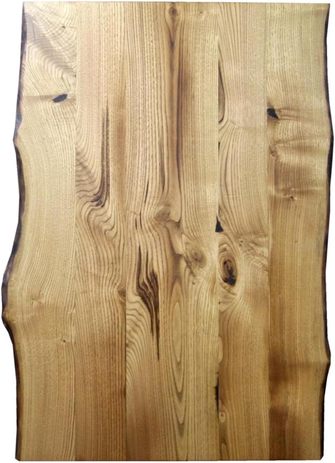 Sahaj Hast Live Edge Tabletop – Solid Walnut Wood Slab | Rustic Natural Kitchen Tabletop | Handmade Custom Furniture | Modern Farmhouse Style - ART AKASHA STUDIO