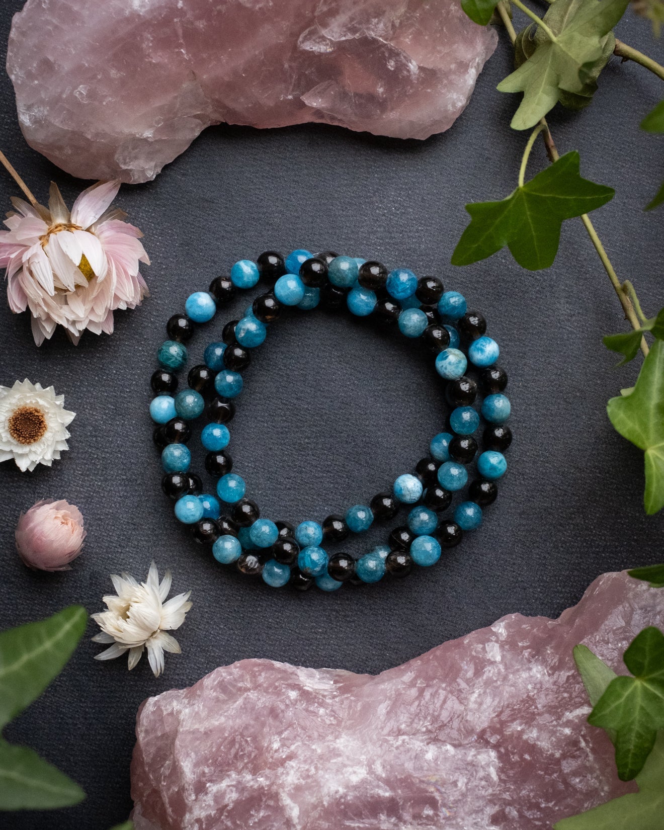 Bloodstone & African Turquoise Combo Bracelet – Sahaj Hast | Strength & Transformation - ART AKASHA STUDIO