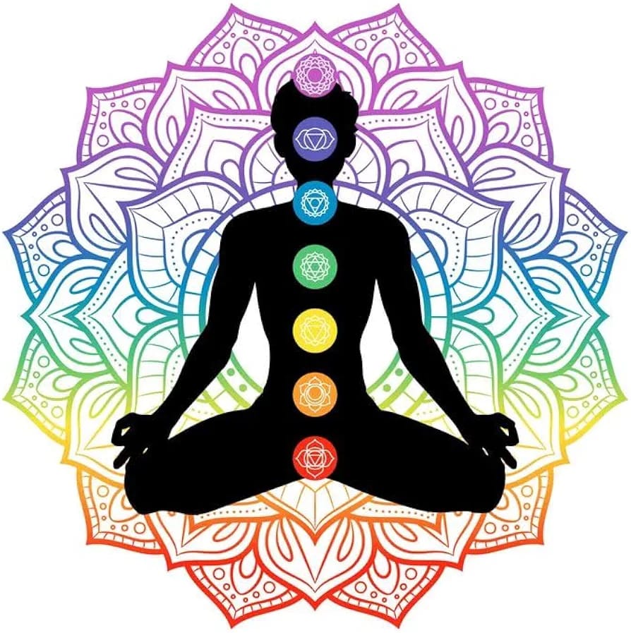 Selenite Charging Seven Chakra Coaster – Engraved Healing Plate - ART AKASHA STUDIO