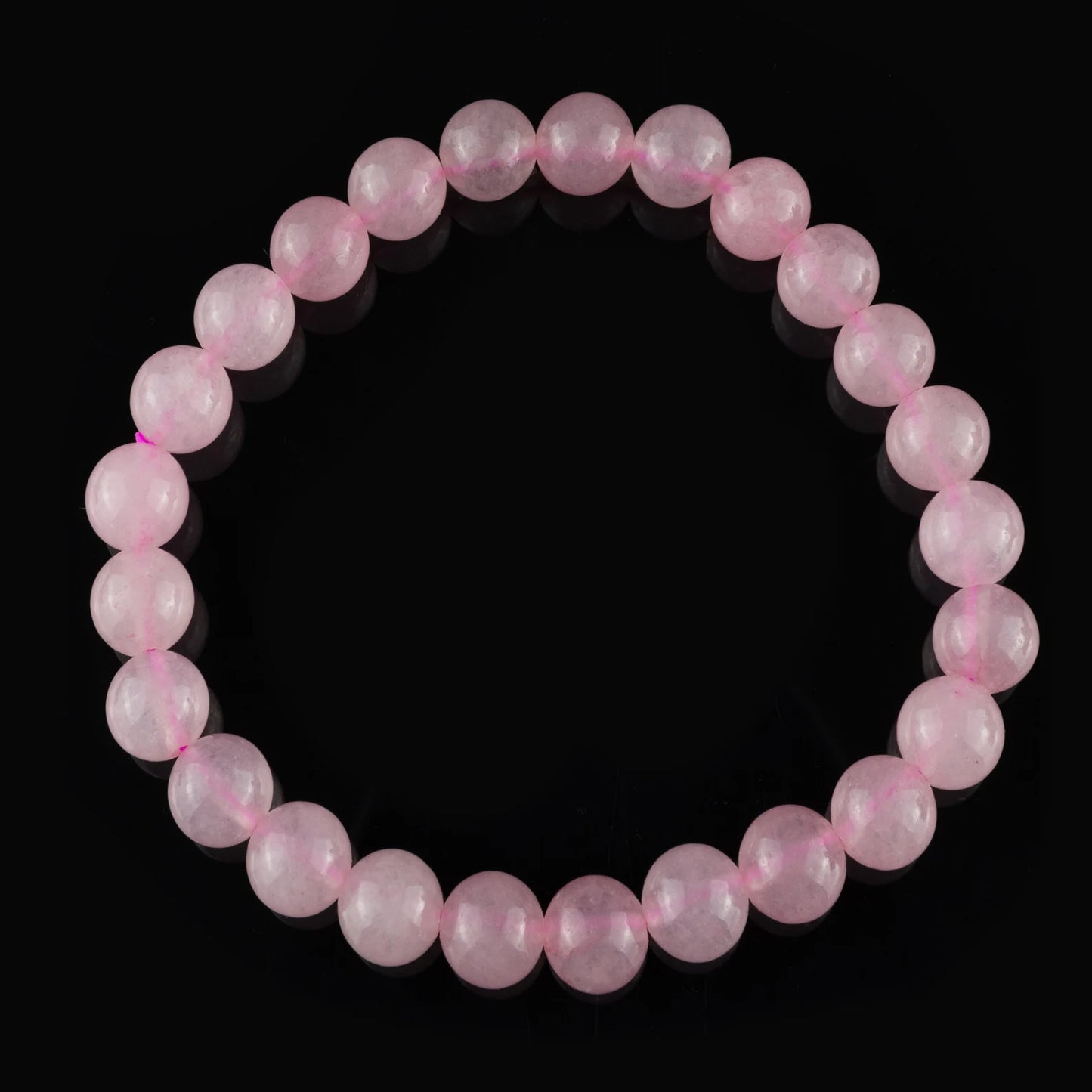Rose Quartz Bracelet – Natural Handmade Gemstone Beads - ART AKASHA STUDIO