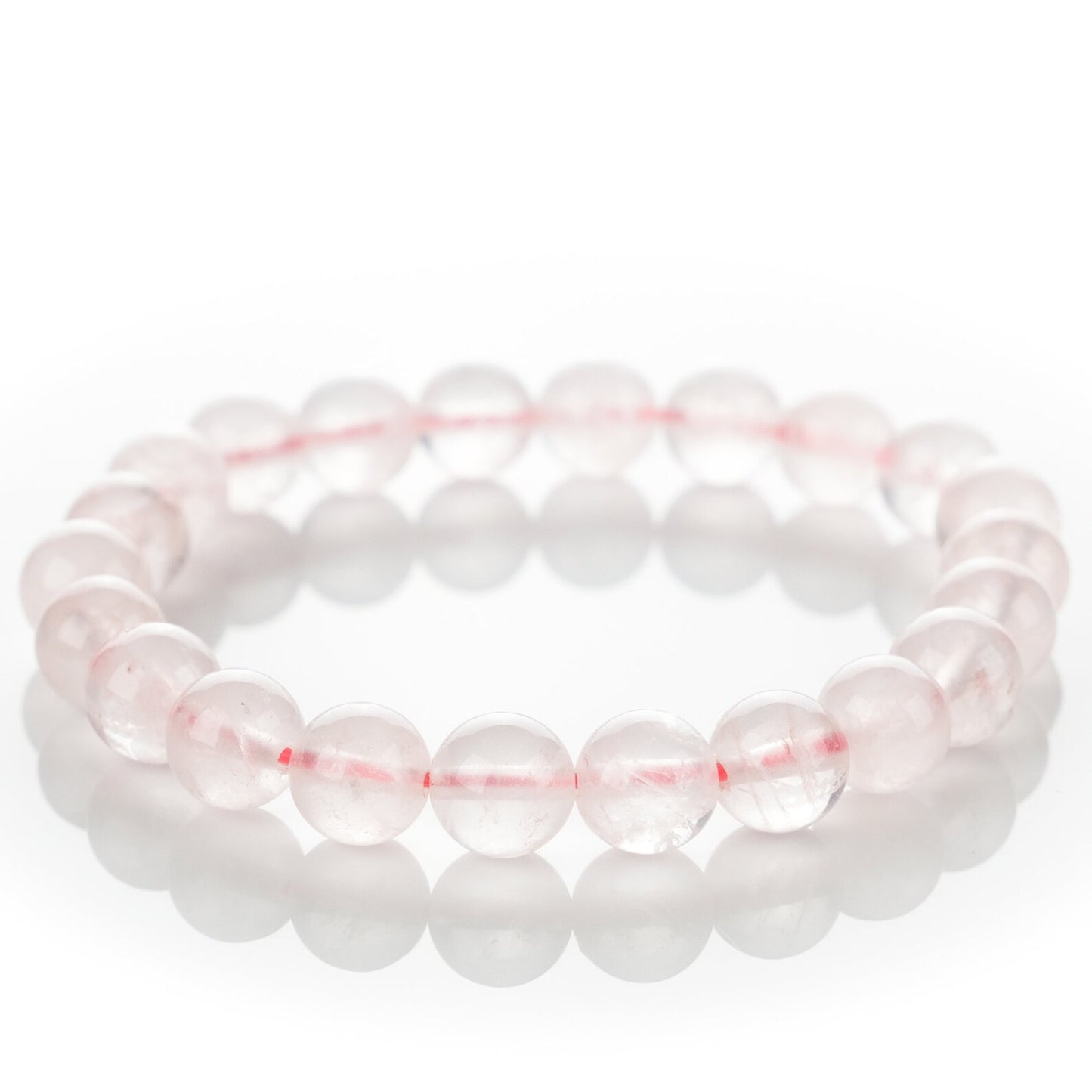 Rose Quartz Bracelet – Natural Handmade Gemstone Beads - ART AKASHA STUDIO