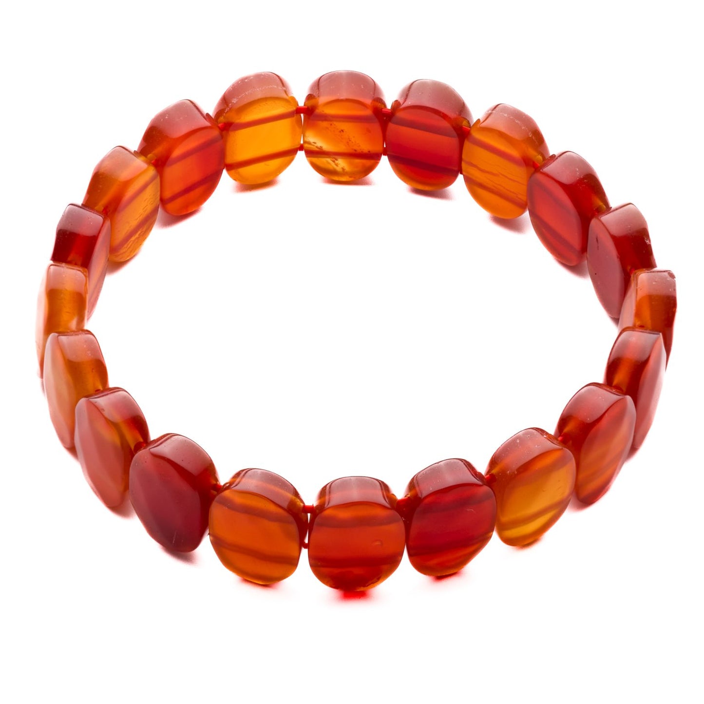 Sahaj Hast Red Agate Faceted Bracelet – Healing Gemstone Jewelry - ART AKASHA STUDIO