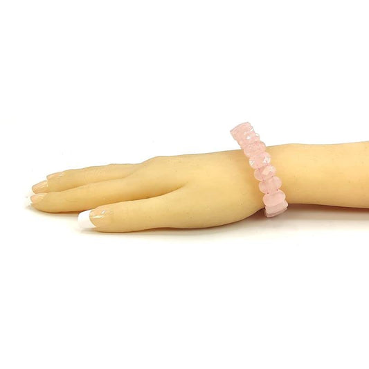 💗 Rose Quartz Bracelet & Heart Necklace – Healing Jewelry That Speaks to Your Soul