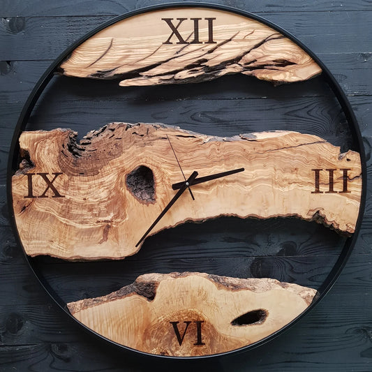 🕰️ From Bark to Beauty: Crafting a Handmade Wooden Wall Clock with Sahaj Hast – by ArtAkasha