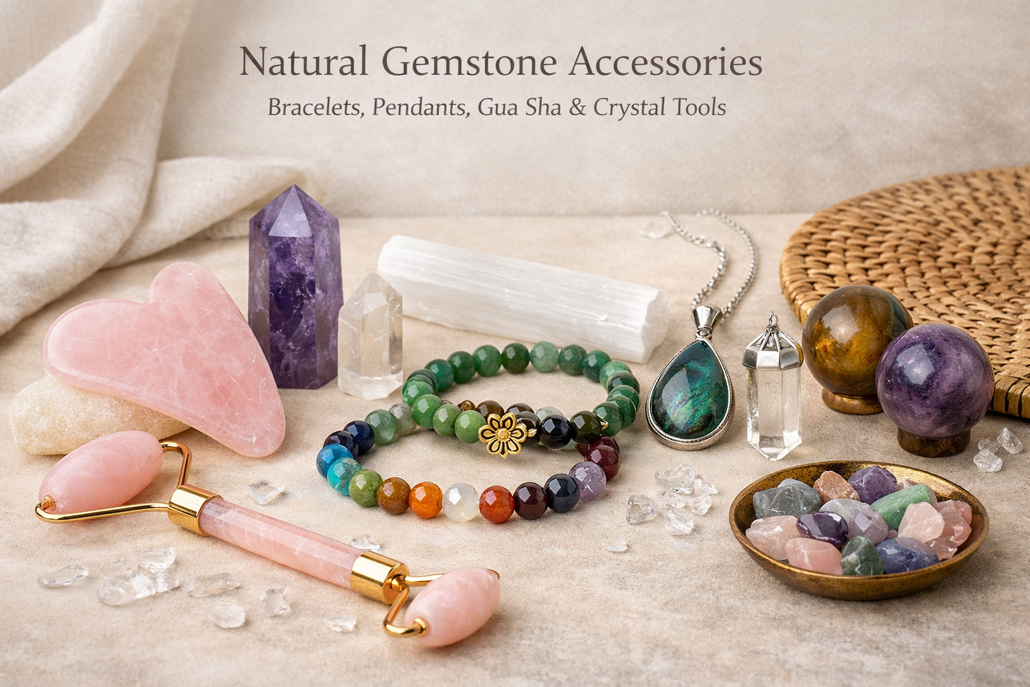 Natural Gemstone Accessories