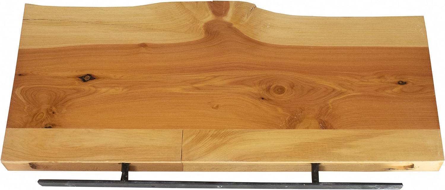 SahajHast Rustic Wood Floating Shelves – Set of 2 (24 Inches) | Solid Acacia Wood | Hidden Steel Brackets | Wall-Mounted Storage & Décor - ART AKASHA STUDIO