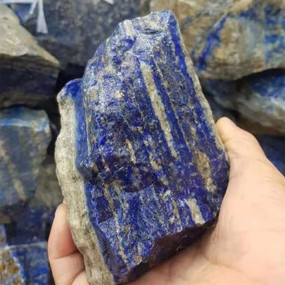Natural Rough Lapis Lazuli Stone | Raw Lapis Crystal for Carving, Sculptures & Home Décor