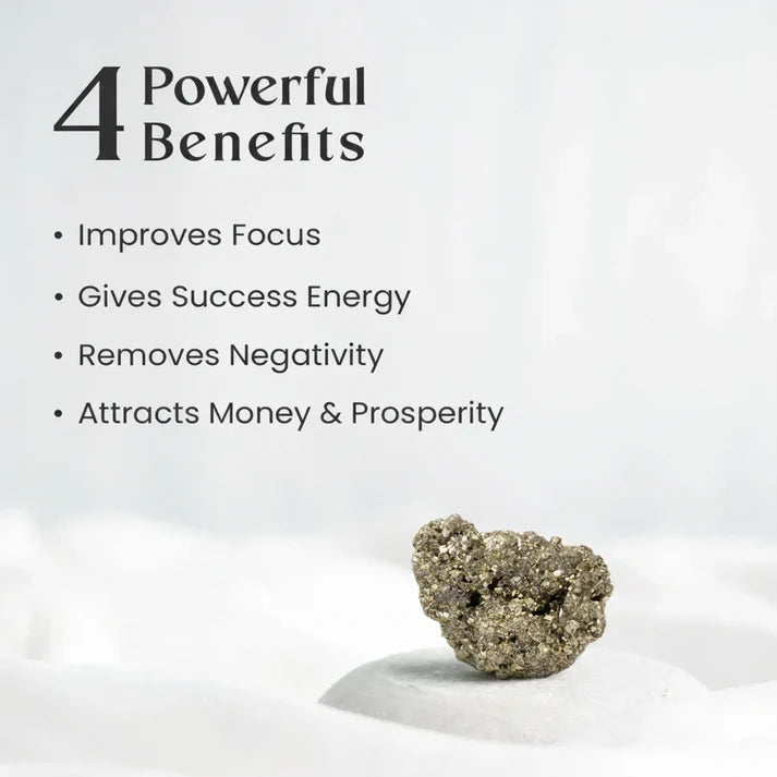 Raw Pyrite Anklet with Free Pyrite Stone Natural Gemstone | Adjustable | Minimal Luxury - ART AKASHA STUDIO