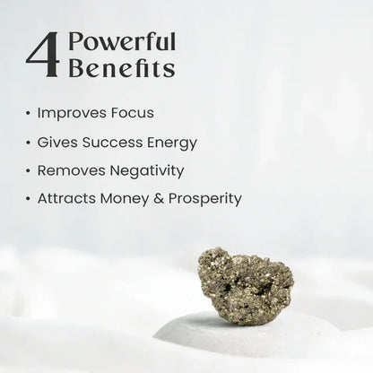 Raw Pyrite Anklet with Free Pyrite Stone Natural Gemstone | Adjustable | Minimal Luxury - ART AKASHA STUDIO