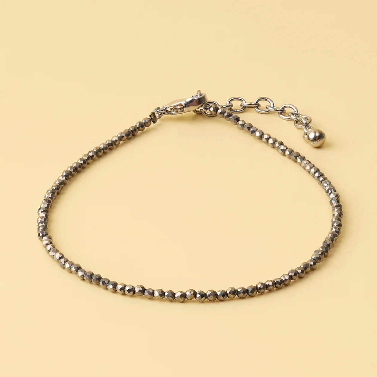 Pyrite Bracelet & Anklet Couple Combo | Natural Pyrite Crystal Jewelry Set for Men & Women | Protection, Prosperity & Positive Energy