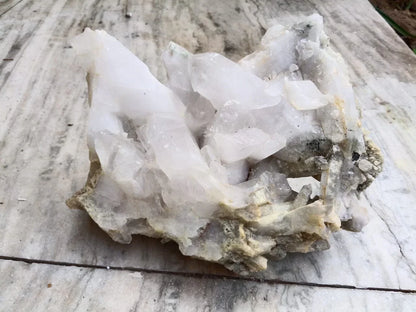 Natural Apophyllite Crystal Cluster on Matrix – Large Raw Mineral Specimen