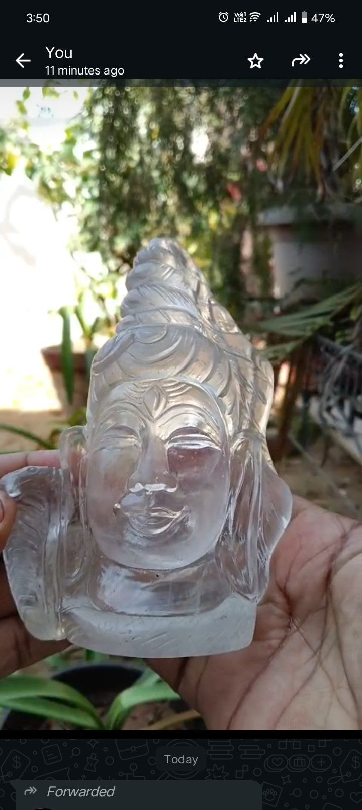 Natural Clear Quartz Shiva Statue – 90% Clear Crystal | 5.5 Inch | 718g - ART AKASHA STUDIO