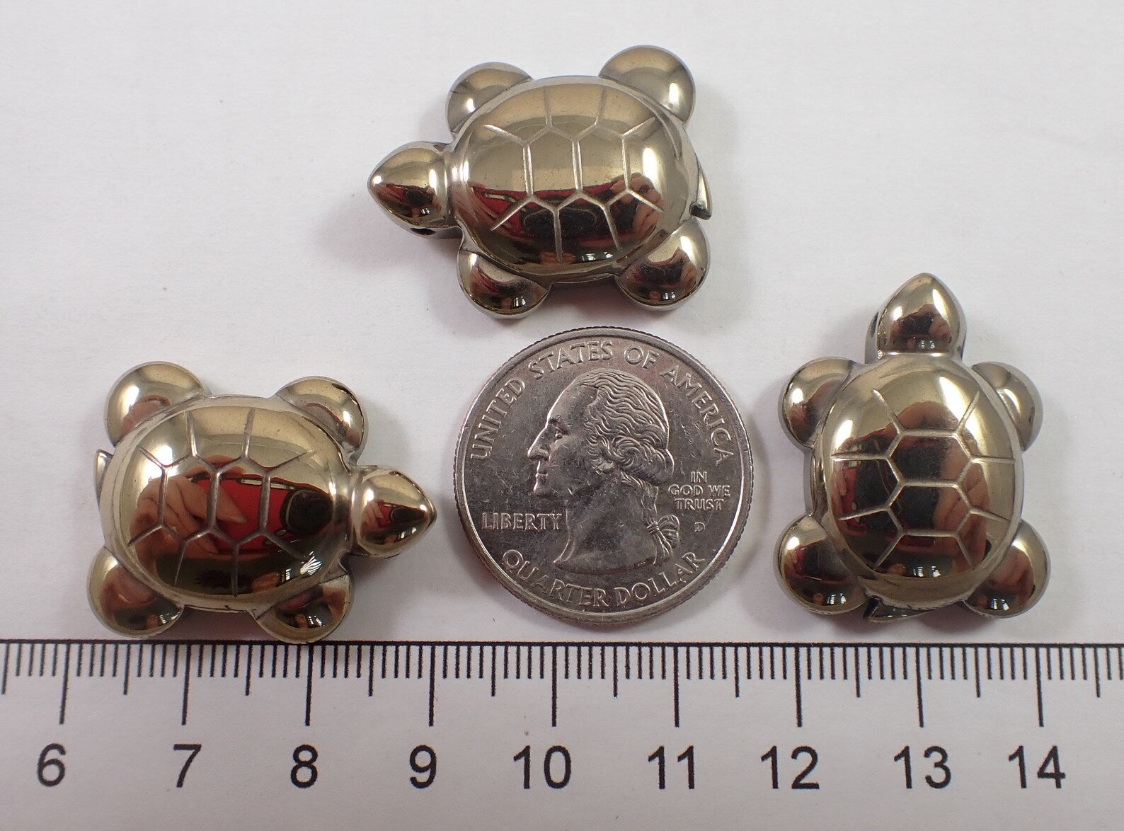 Gold Pyrite Crystal Turtle Pendant – Small Carved Shiny Turtle Bead | Protection & Prosperity Stone - ART AKASHA STUDIO