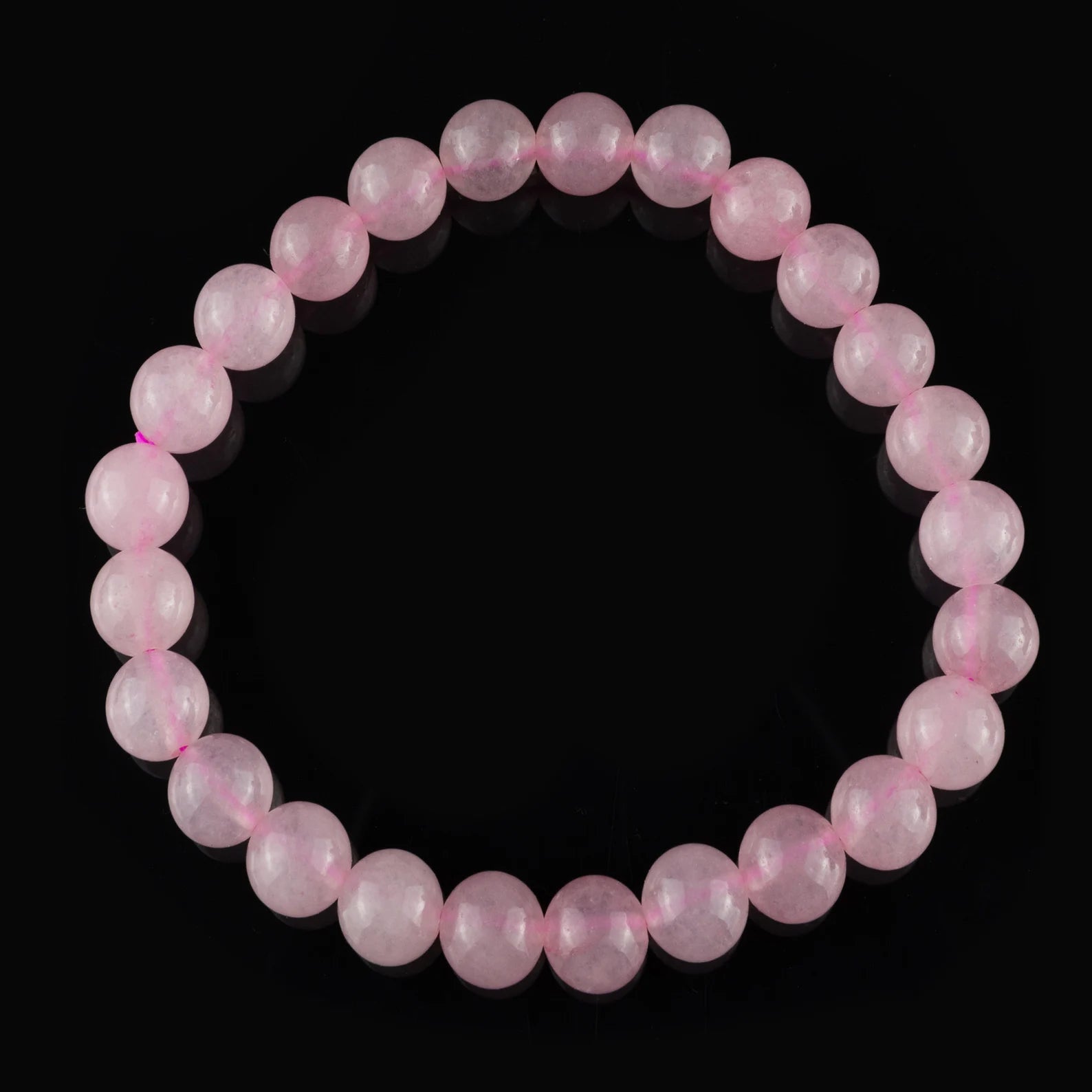 Rose Quartz Bracelet – Natural Handmade Gemstone Beads - ART AKASHA STUDIO