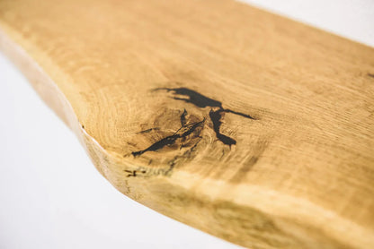 Floating Solid Wood Wall Shelf – Handcrafted Wooden Shelf for Modern Home Décor (1 Piece)