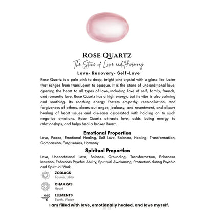Rose Quartz Bracelet – Natural Handmade Gemstone Beads - ART AKASHA STUDIO