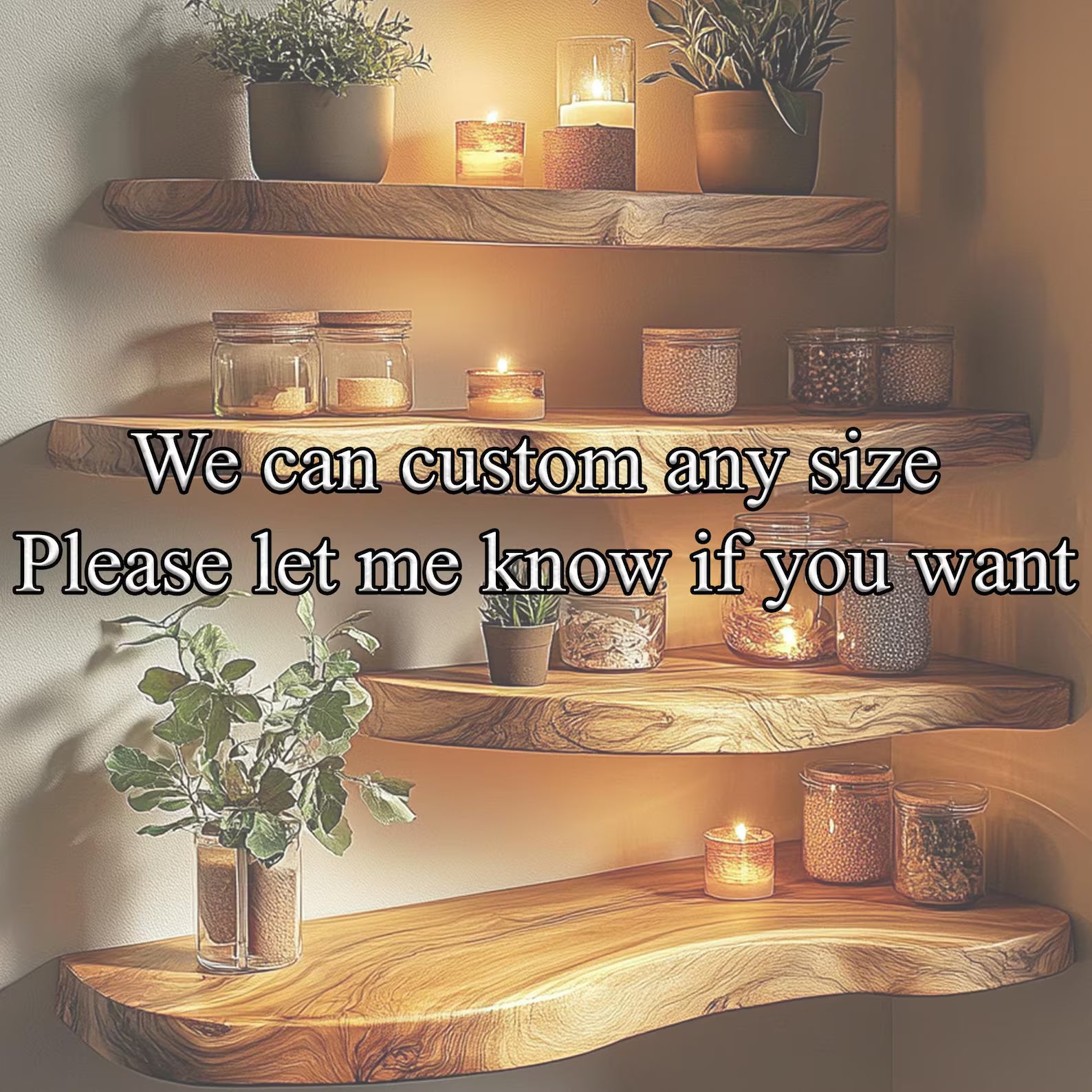 Sahajhast Live Edge Floating Corner Shelf – Handcrafted Reclaimed Wood Wall Shelf (1 piece) - ART AKASHA STUDIO