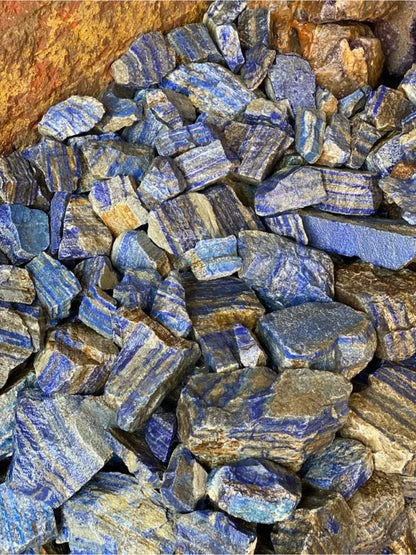 Natural Rough Lapis Lazuli Stone | Raw Lapis Crystal for Carving, Sculptures & Home Décor